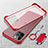 Transparent Crystal Hard Case Back Cover with Magnetic Finger Ring Stand for Apple iPhone 13 Pro