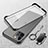 Transparent Crystal Hard Case Back Cover with Magnetic Finger Ring Stand for Apple iPhone 13 Pro Max