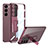 Transparent Crystal Hard Case Back Cover with Stand AC1 for Samsung Galaxy S21 5G