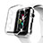 Transparent Crystal Hard Rigid Case Back Cover for Apple iWatch 3 38mm Clear