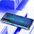 Transparent Crystal Hard Rigid Case Back Cover H01 for Huawei Honor 20 Pro Blue