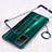 Transparent Crystal Hard Rigid Case Back Cover H01 for Huawei Honor 30S Blue