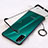Transparent Crystal Hard Rigid Case Back Cover H01 for Huawei Honor Play4T Black