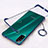 Transparent Crystal Hard Rigid Case Back Cover H01 for Huawei Honor Play4T Blue