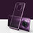 Transparent Crystal Hard Rigid Case Back Cover H01 for Huawei Mate 30 Pro 5G Purple