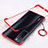 Transparent Crystal Hard Rigid Case Back Cover H01 for Huawei Nova 7 Pro 5G Red