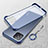 Transparent Crystal Hard Rigid Case Back Cover H01 for Oppo A92s 5G Blue