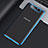 Transparent Crystal Hard Rigid Case Back Cover H01 for Samsung Galaxy A90 4G Blue
