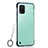 Transparent Crystal Hard Rigid Case Back Cover H01 for Xiaomi Mi 10 Lite Blue