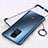 Transparent Crystal Hard Rigid Case Back Cover H01 for Xiaomi Redmi 10X 4G Blue