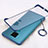 Transparent Crystal Hard Rigid Case Back Cover H02 for Huawei Nova 5z Blue