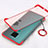 Transparent Crystal Hard Rigid Case Back Cover H02 for Huawei Nova 5z Red