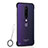 Transparent Crystal Hard Rigid Case Back Cover H02 for OnePlus 8 Black