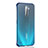 Transparent Crystal Hard Rigid Case Back Cover H02 for Realme X2 Pro Blue