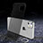 Transparent Crystal Hard Rigid Case Back Cover S01 for Apple iPhone 11 Black