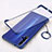 Transparent Crystal Hard Rigid Case Back Cover S01 for Huawei Honor 20S Blue