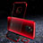 Transparent Crystal Hard Rigid Case Back Cover S01 for Huawei Mate 20 Pro Red