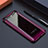 Transparent Crystal Hard Rigid Case Back Cover S01 for Oppo Find X Hot Pink