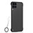 Transparent Crystal Hard Rigid Case Back Cover S02 for Huawei Nova 7i Black