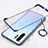 Transparent Crystal Hard Rigid Case Back Cover S02 for Huawei P30 Pro Blue