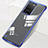 Transparent Crystal Hard Rigid Case Back Cover S02 for Samsung Galaxy S20 Ultra Blue