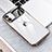Transparent Crystal Hard Rigid Case Back Cover S04 for Apple iPhone 11 Gold