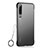 Transparent Crystal Hard Rigid Case Back Cover S04 for Huawei P30 Black