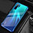 Transparent Crystal Hard Rigid Case Back Cover S04 for Huawei P30 Pro New Edition Blue