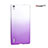 Transparent Gradient Hard Rigid Case for Huawei P7 Dual SIM Purple