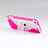 Transparent Silicone Stands S-Line Case for Apple iPod Touch 5 Hot Pink