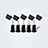 Type-C Anti Dust Cap USB-C Plug Cover Protector Plugy Universal 5PCS Black
