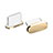 Type-C Anti Dust Cap USB-C Plug Cover Protector Plugy Universal H06 for Apple iPad Pro 11 (2021) Gold