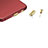 Type-C Anti Dust Cap USB-C Plug Cover Protector Plugy Universal H17 for Apple iPad Pro 12.9 (2022) Gold