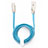 Type-C Charger USB Data Cable Charging Cord Android Universal T03 Sky Blue