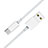 Type-C Charger USB Data Cable Charging Cord Android Universal T05 White