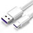 Type-C Charger USB Data Cable Charging Cord Android Universal T06 White