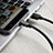 Type-C Charger USB Data Cable Charging Cord Android Universal T13 Black