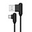 Type-C Charger USB Data Cable Charging Cord Android Universal T19 Black