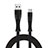 Type-C Charger USB Data Cable Charging Cord Android Universal T26 Black