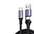 Type-C USB-C to Type-C USB-C Cable Adapter 100W H01 Dark Gray
