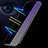 Ultra Clear Anti Blue Light Full Screen Protector Tempered Glass for Oppo K7x 5G Black