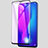 Ultra Clear Anti Blue Light Full Screen Protector Tempered Glass for Vivo X50 Lite Black