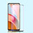 Ultra Clear Anti Blue Light Full Screen Protector Tempered Glass for Xiaomi Mi 10i 5G Black