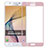 Ultra Clear Full Screen Protector Tempered Glass for Samsung Galaxy J7 Prime Pink