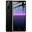 Ultra Clear Full Screen Protector Tempered Glass for Sony Xperia 10 II Black