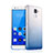 Ultra Slim Transparent Gel Gradient Soft Case for Huawei Honor 7 Dual SIM Blue