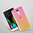 Ultra Slim Transparent Gel Gradient Soft Case for LG K10 Pink