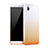 Ultra Slim Transparent Gradient Soft Case for Huawei Honor 7i shot X Yellow