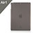 Ultra Slim Transparent Matte Finish Cover for Apple iPad Air Gray