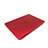 Ultra Slim Transparent Matte Finish Cover for Apple MacBook 12 inch Red